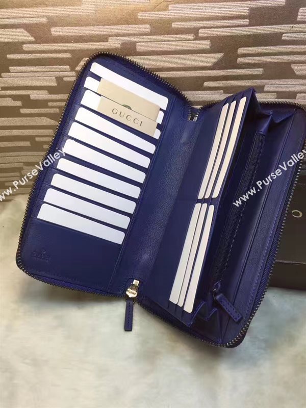Gucci GG blue wallet bag 6279