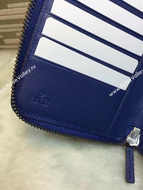 Gucci GG blue wallet bag 6279