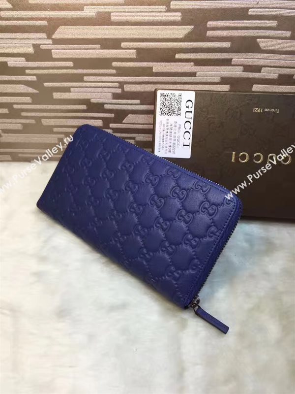 Gucci GG blue wallet bag 6279