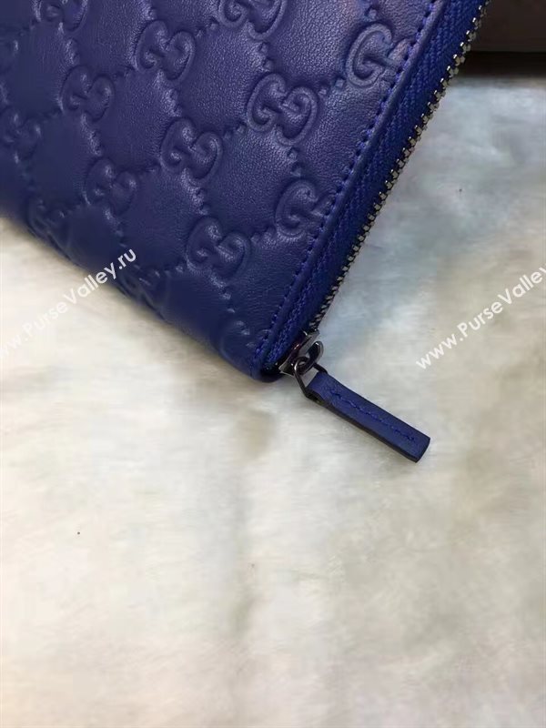 Gucci GG blue wallet bag 6279