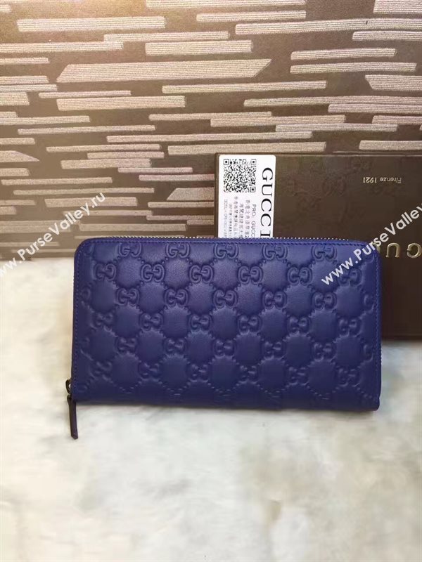 Gucci GG blue wallet bag 6279