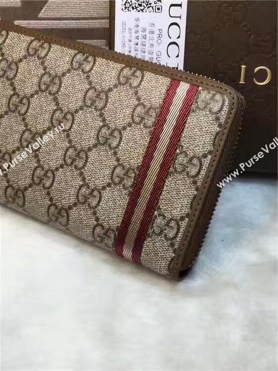 Gucci GG wallet zipper bag 6283