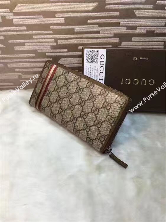 Gucci GG wallet zipper bag 6283