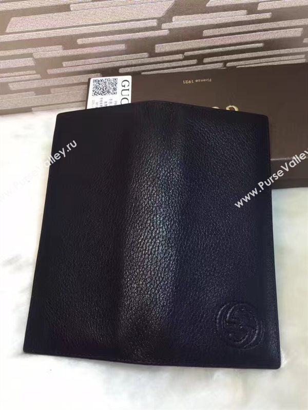 Gucci soho 2 fold wallet black bag 6287