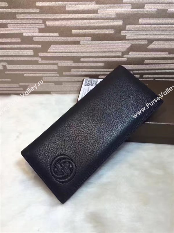 Gucci soho 2 fold wallet black bag 6287