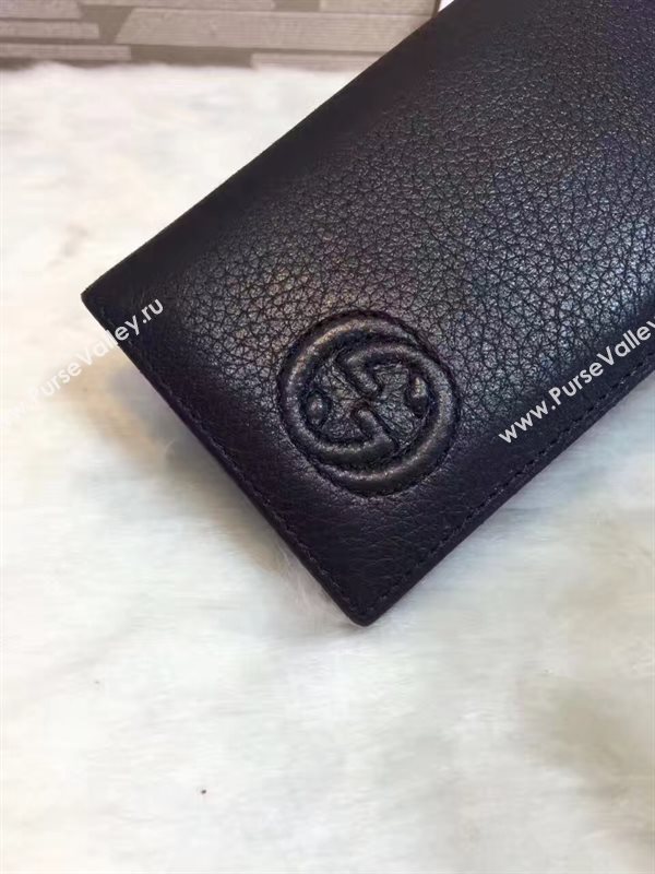 Gucci soho 2 fold wallet black bag 6287