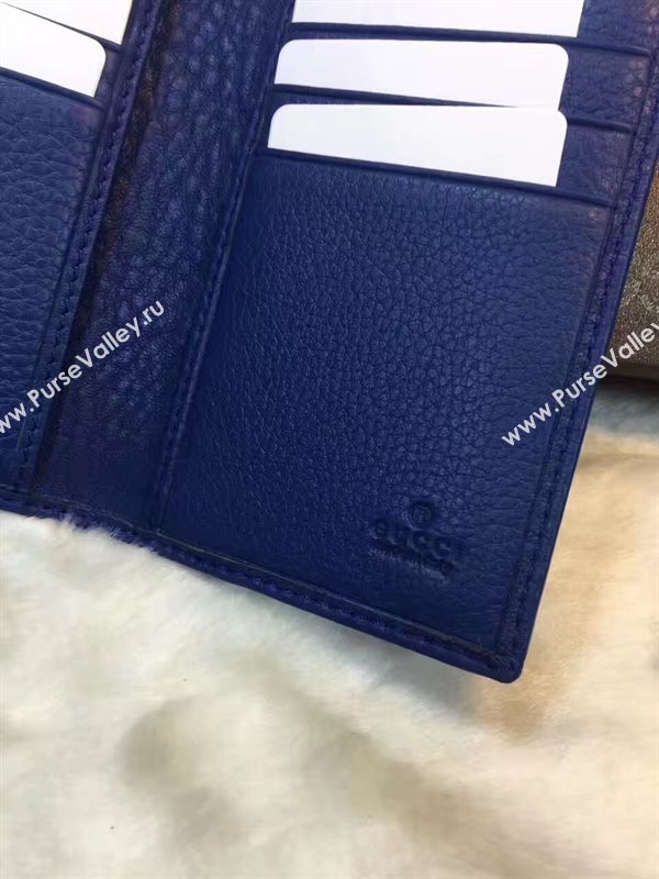 Gucci soho navy 2 wallet fold bag 6289