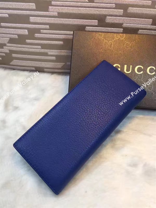 Gucci soho navy 2 wallet fold bag 6289