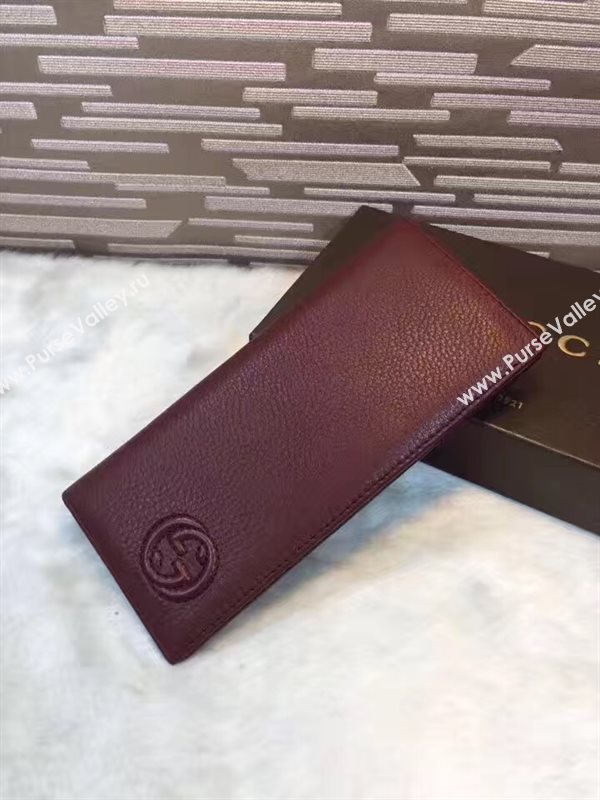 Gucci soho 2 fold wallet wine bag 6290