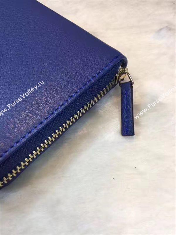 Gucci soho navy wallet zipper bag 6295