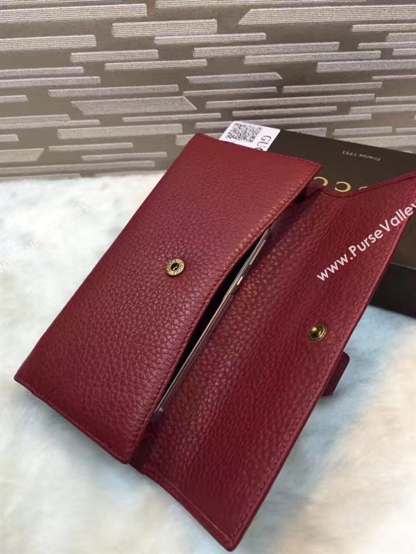 Gucci wine wallet GG bag 6298