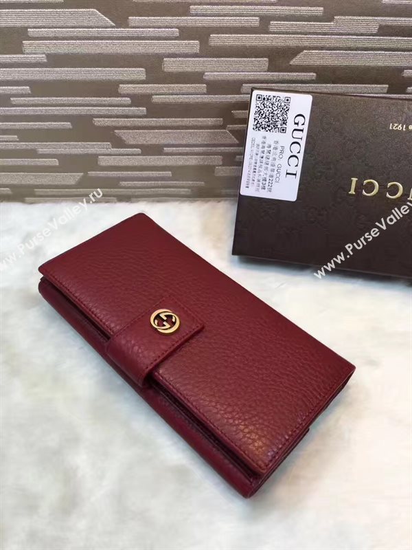 Gucci wine wallet GG bag 6298