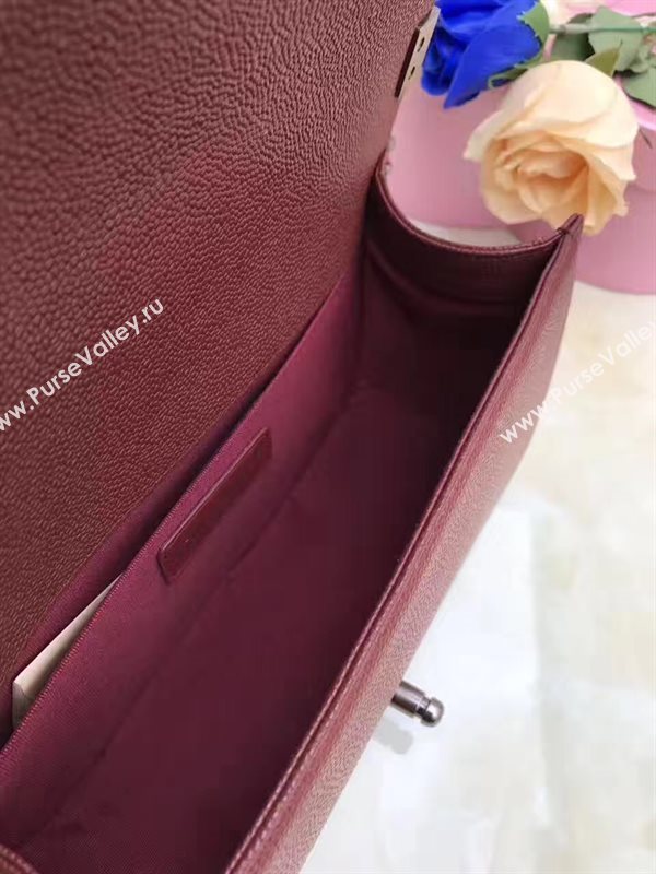 Chanel A67086 caviar lambskin chain le wine boy bag 6203