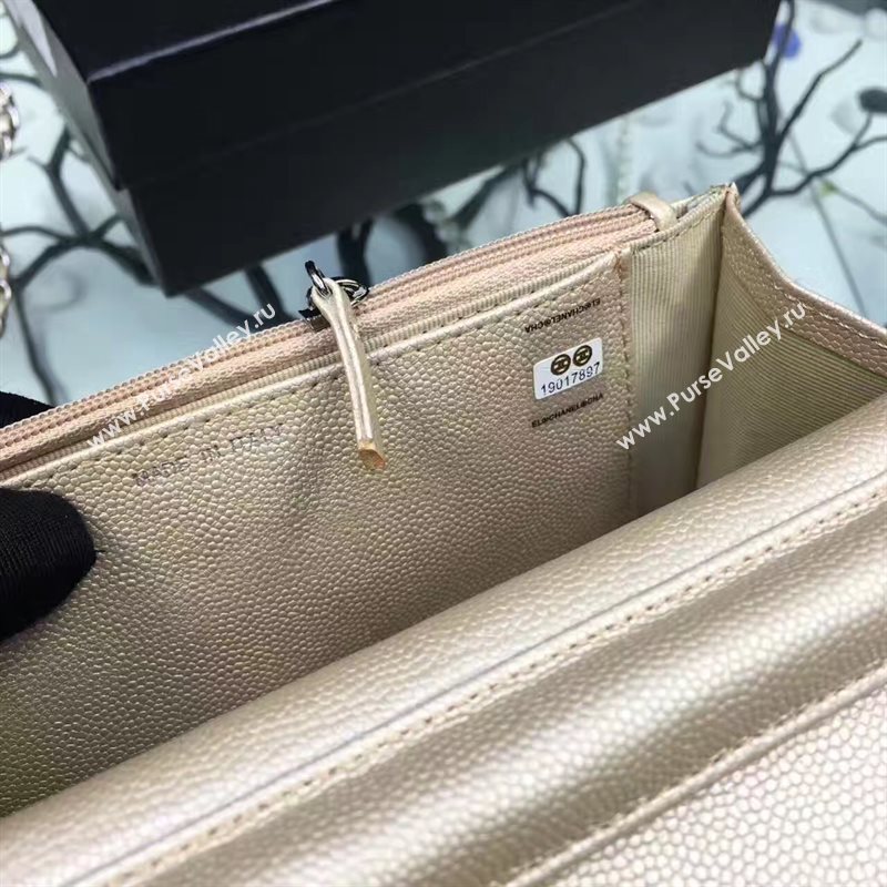 Chanel A33814 small caviar lambskin apricot woc bag 6208