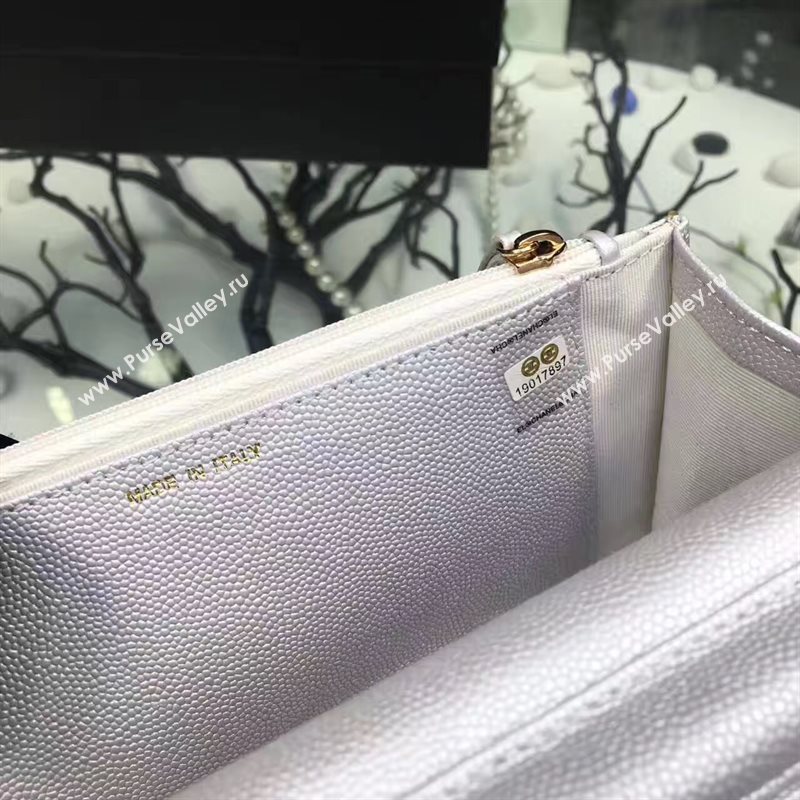 Chanel A33814 small caviar lambskin silver woc bag 6209