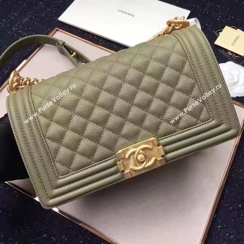 Chanel A67086 caviar lambskin le boy handbag apricot bag 6213