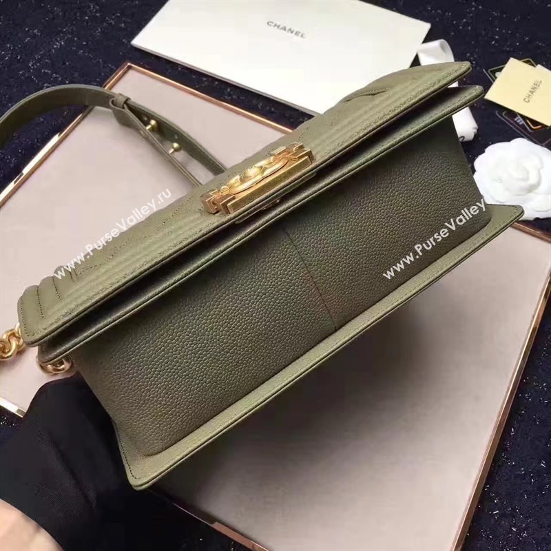 Chanel A67086 caviar lambskin le boy handbag apricot bag 6213