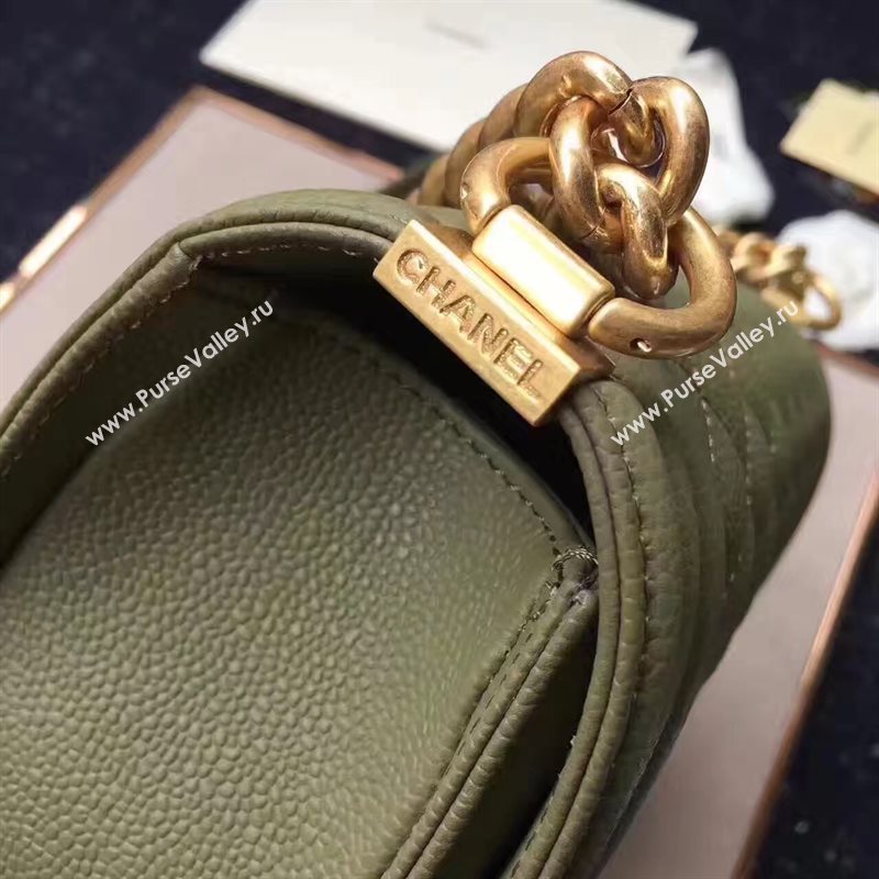 Chanel A67086 caviar lambskin le boy handbag apricot bag 6213