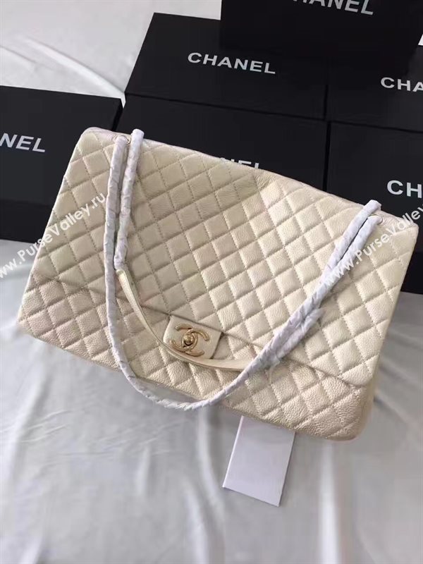 Chanel A91169 calfskin X large travel handbag gold bag 6217