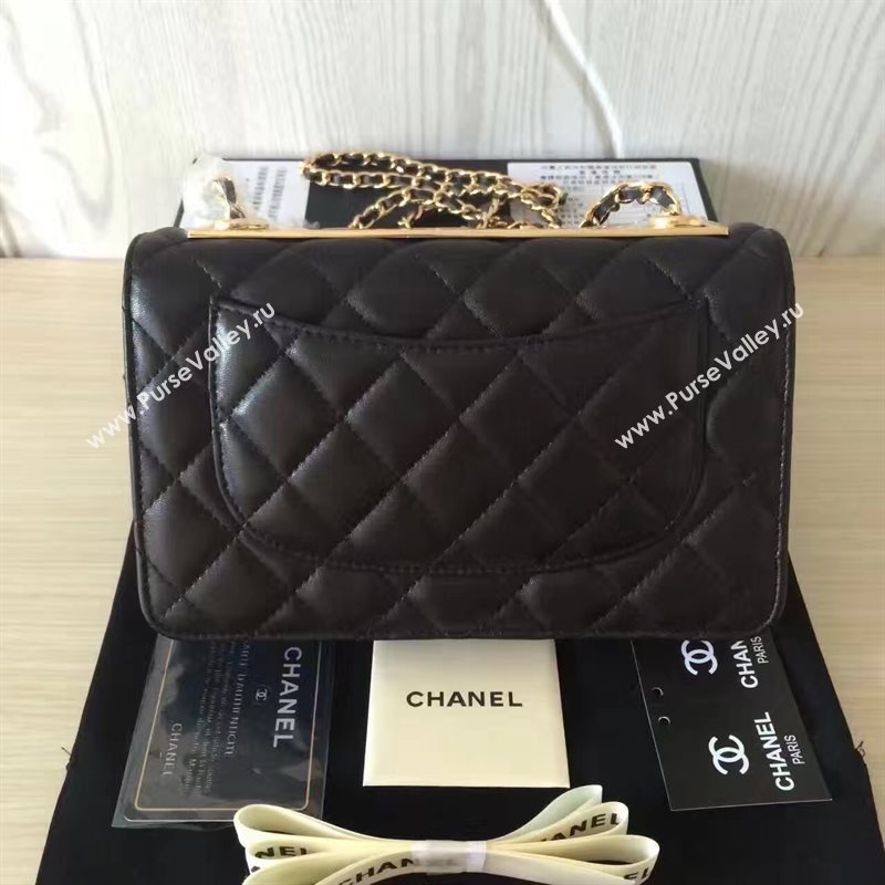 Chanel lambskin new woc small shoulder handbag black bag 6220