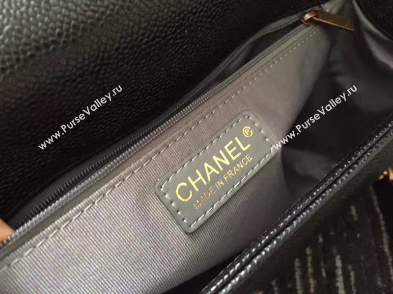 Chanel A67088 lambskin 28cm large le black boy bag 6230