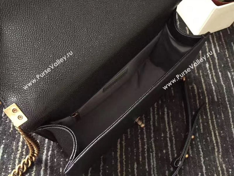 Chanel A67088 lambskin 28cm large le black boy bag 6230