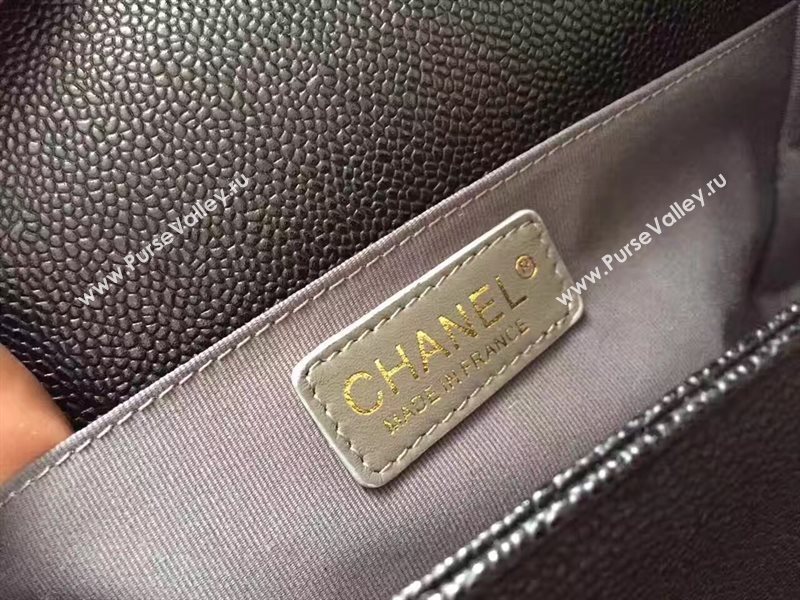 Chanel A67086 caviar lambskin medium le black boy bag 6231