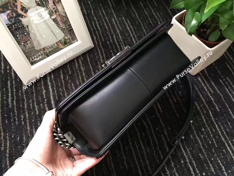 Chanel python new medium le boy handbag black bag 6235