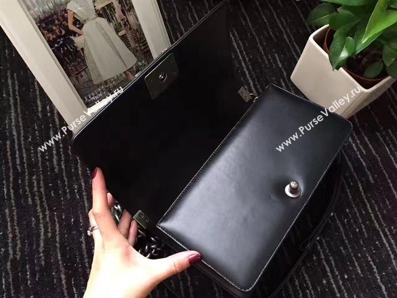 Chanel python new medium le boy handbag black bag 6235