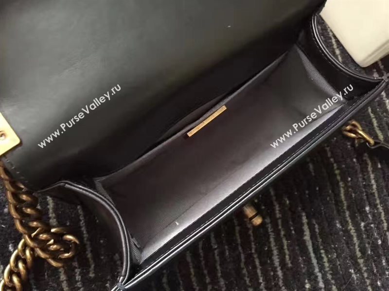 Chanel python small le boy handbag black bag 6237