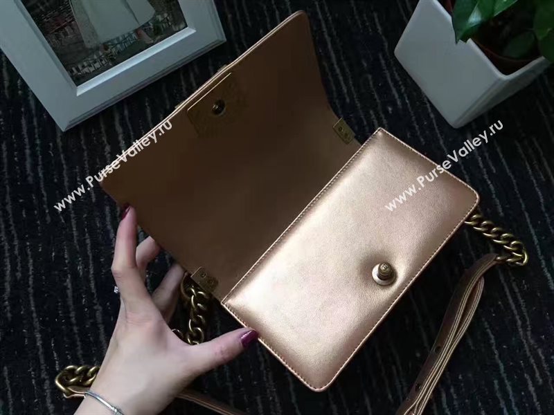 Chanel python small le boy handbag apricot bag 6238