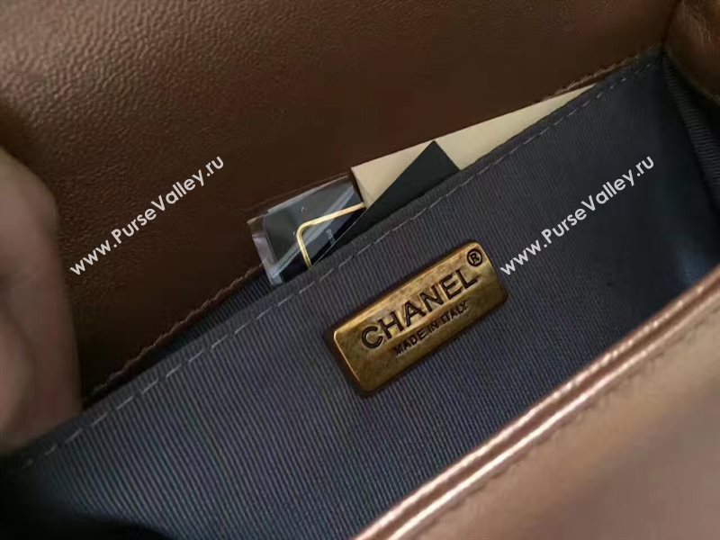 Chanel python small le boy handbag apricot bag 6238