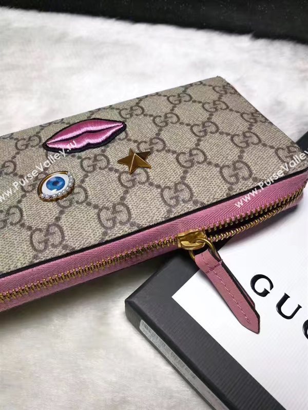 Gucci zipper smile wallet GG bag 6340