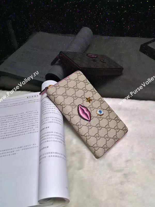 Gucci zipper smile wallet GG bag 6340