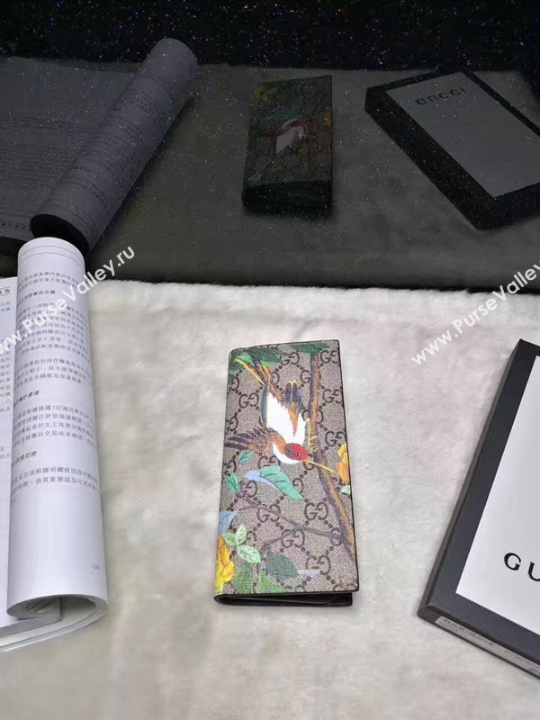 Gucci 2 fold bird wallet GG bag 6343