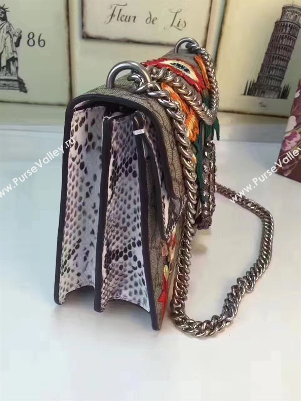 Gucci GG padlock flower shoulder bag 6344