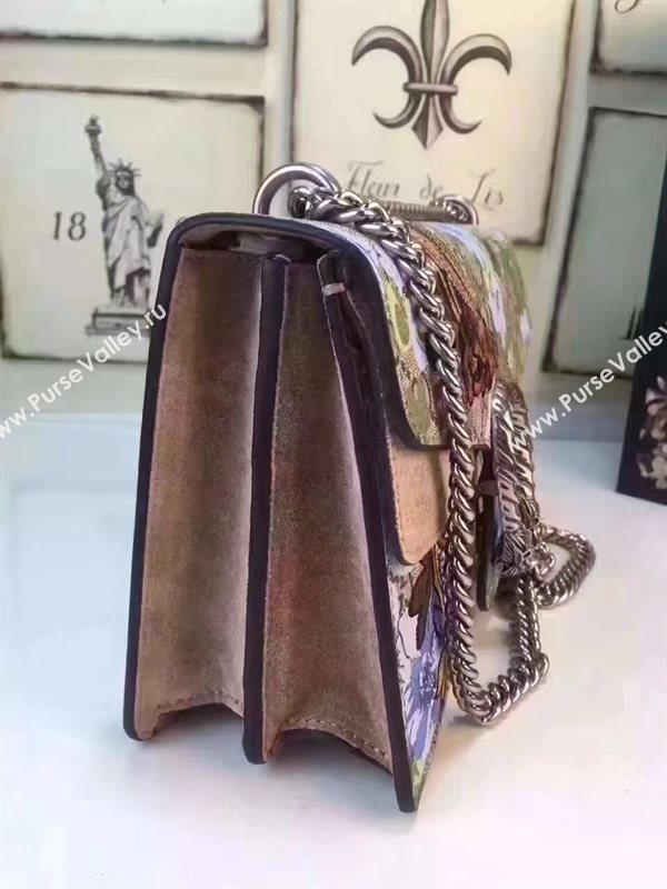 Gucci GG flower shoulder padlock bag 6348