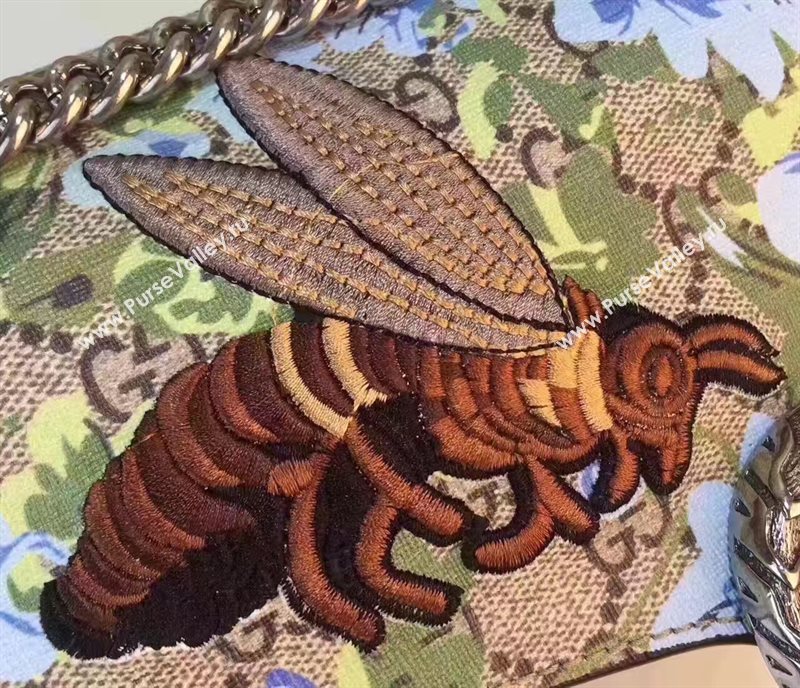 Gucci GG flower shoulder padlock bag 6348