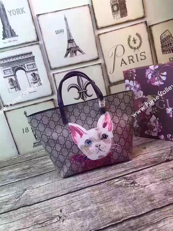 Gucci mini cat GG handbag tote bag 6354