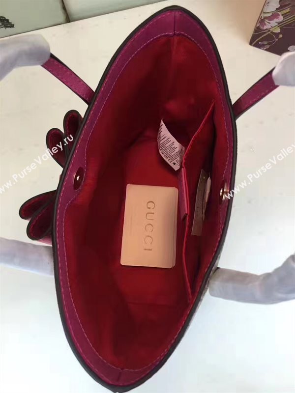 Gucci mini red bow GG handbag tote bag 6358