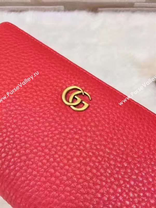 Gucci zipper red wallet GG bag 6365