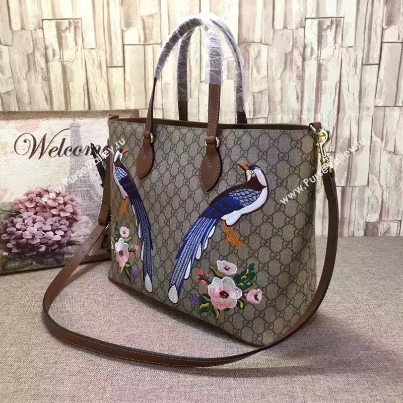 Gucci bird GG handbag tote bag 6372