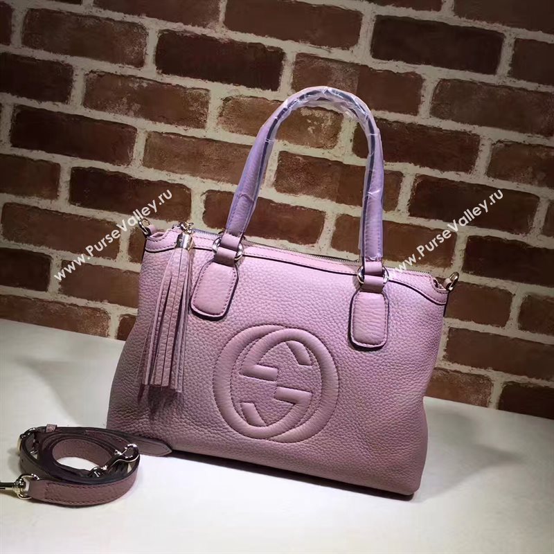 Gucci pink soho tote handbag shoulder bag 6374