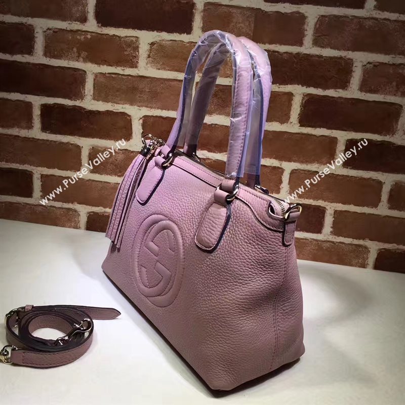 Gucci pink soho tote handbag shoulder bag 6374