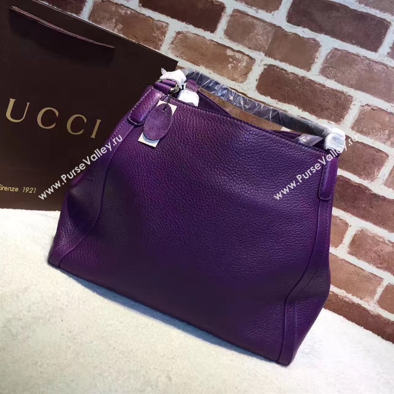 Gucci soho tote purple handbag shoulder bag 6378