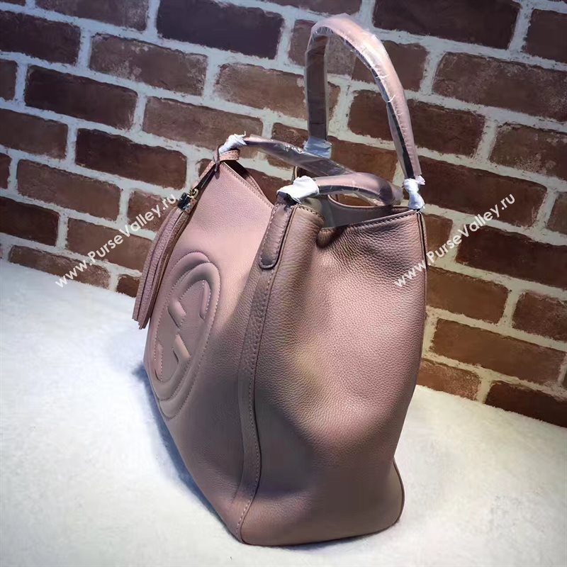 Gucci soho tote nude handbag shoulder bag 6379