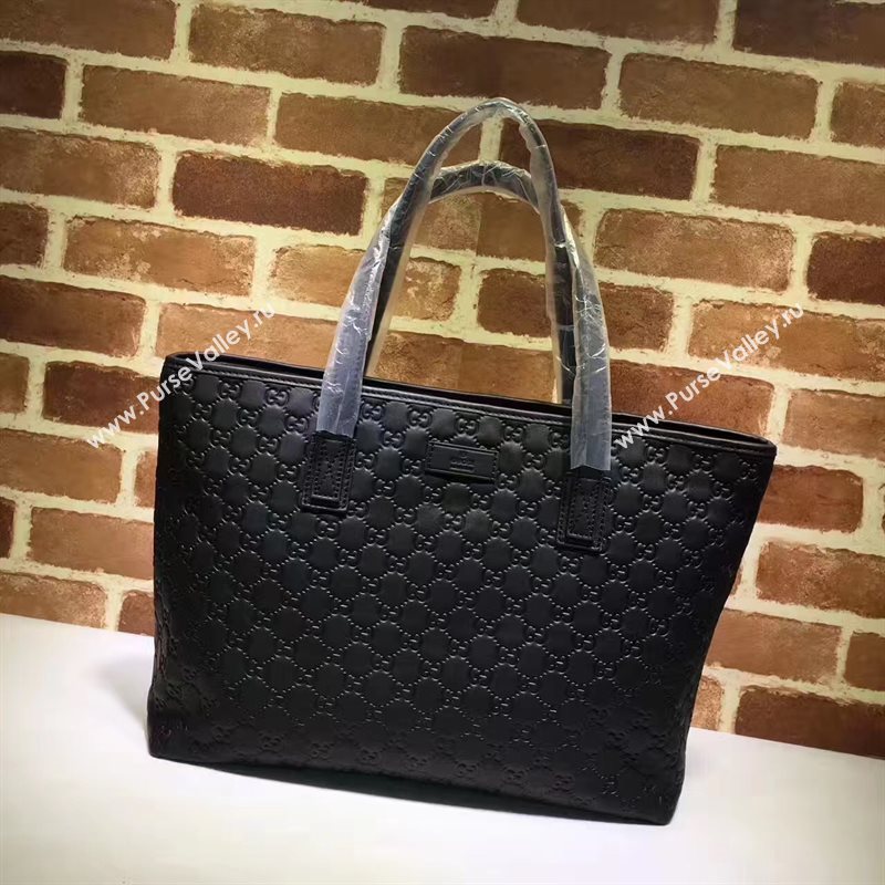 Gucci large black tote handbag shoulder bag 6383