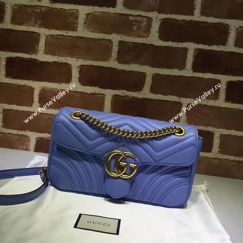 Gucci GG light blue handbag shoulder bag 6386