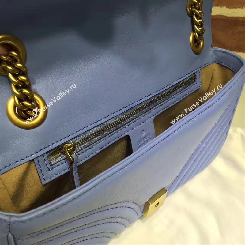 Gucci GG light blue handbag shoulder bag 6386