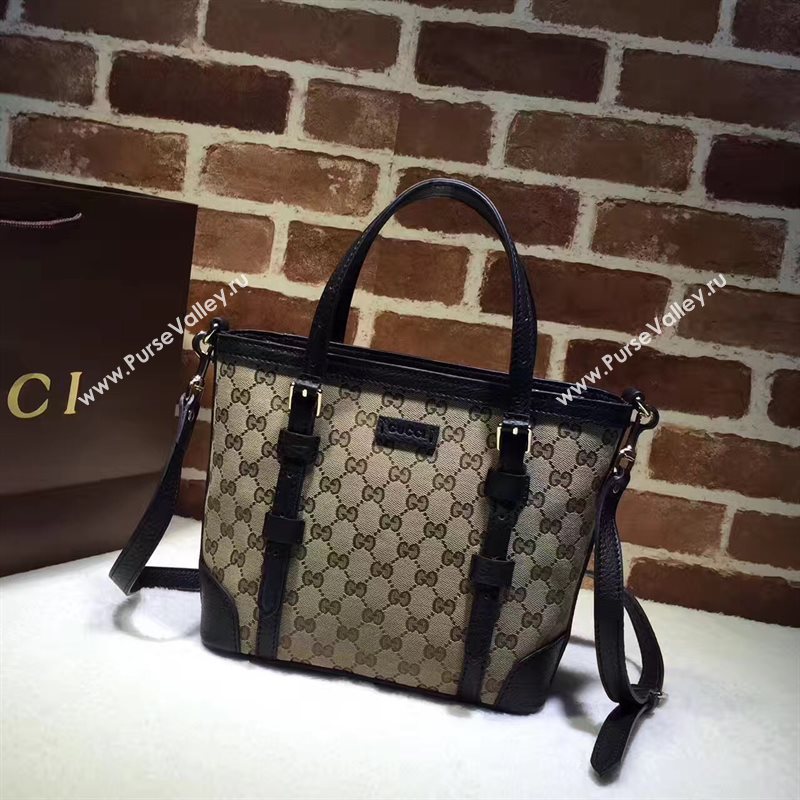 Gucci small gray with black handbag shoulder bag 6392